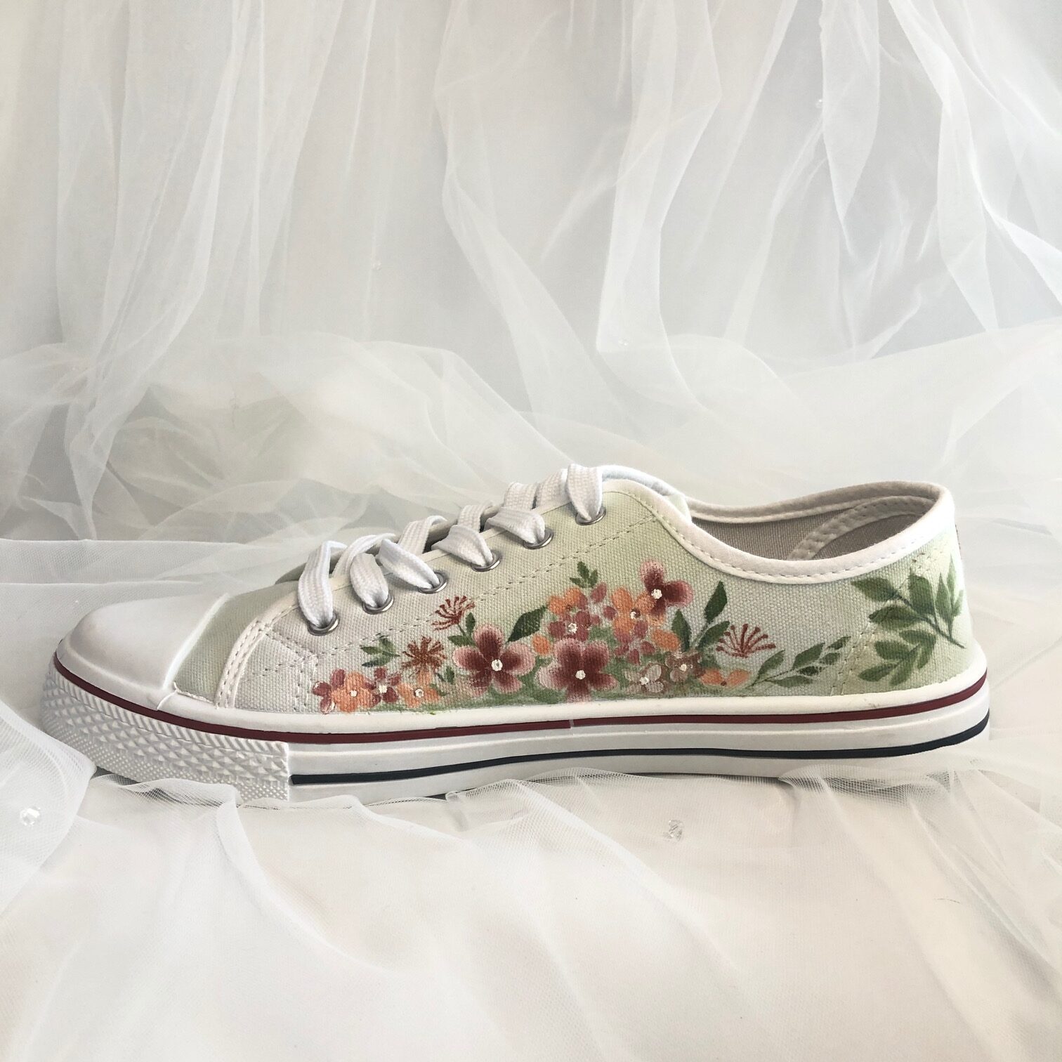 Wedding canvas hot sale shoes